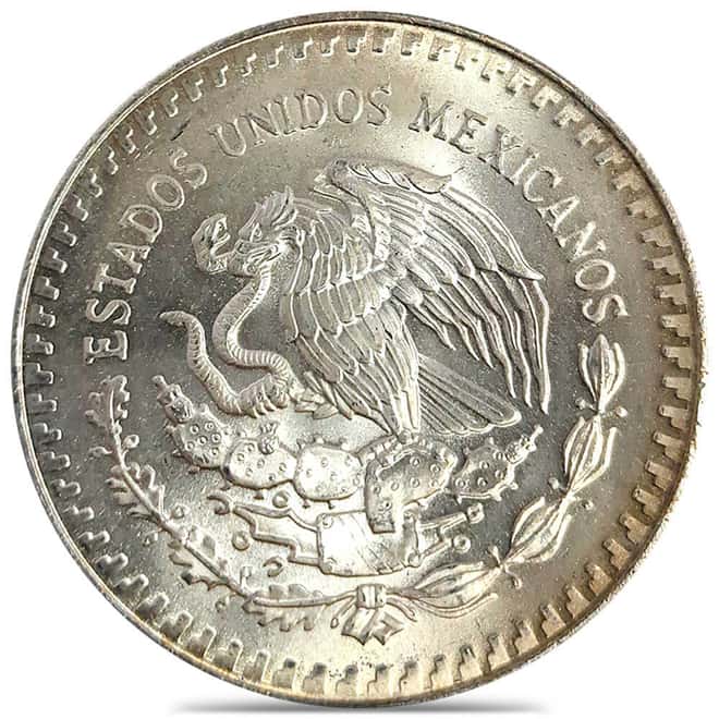 1991 1 oz Mexican Silver Libertad Coin .999 Fine BU