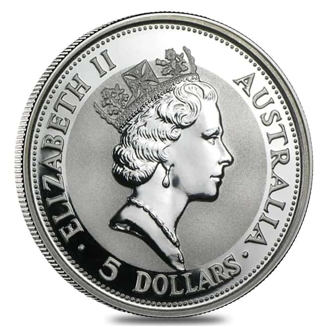 1991 1 oz Silver Australian Kookaburra Perth Mint .999 Fine BU In Cap