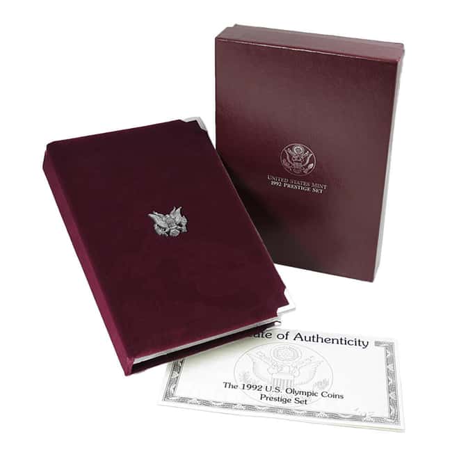 1992-S US Mint Prestige Proof Silver Set (w/Box & COA)