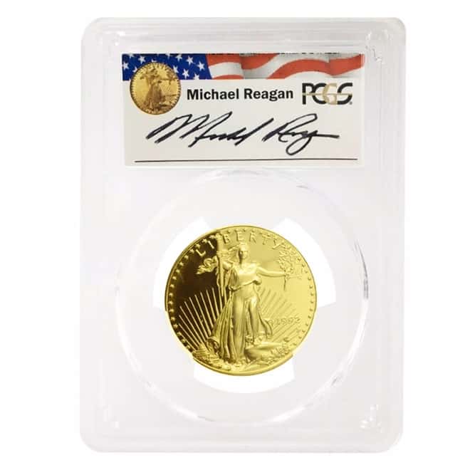 1992 1/2 oz $25 Gold American Eagle PCGS MS 69 - Reagan Legacy Series