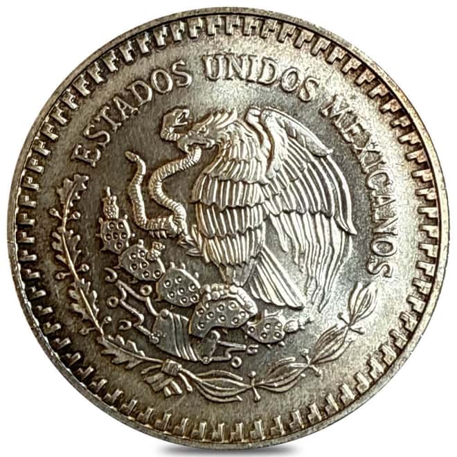 1992 1 oz Mexican Libertad Silver Coin Cull
