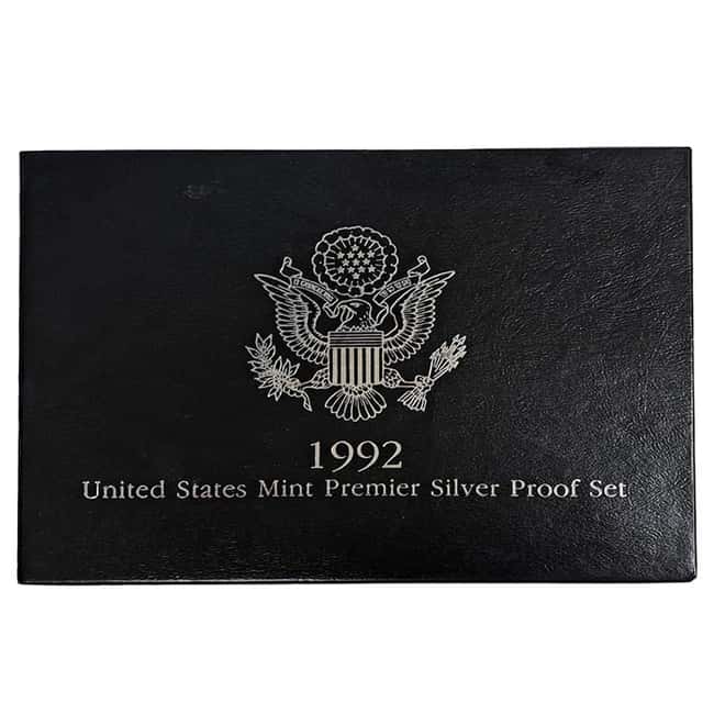 1992-S US Mint Premier Proof Silver Set (w/Box & COA)