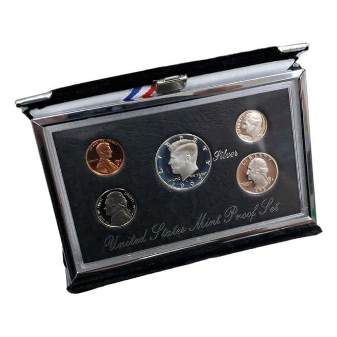 1992-S US Mint Premier Proof Silver Set (w/Box & COA)