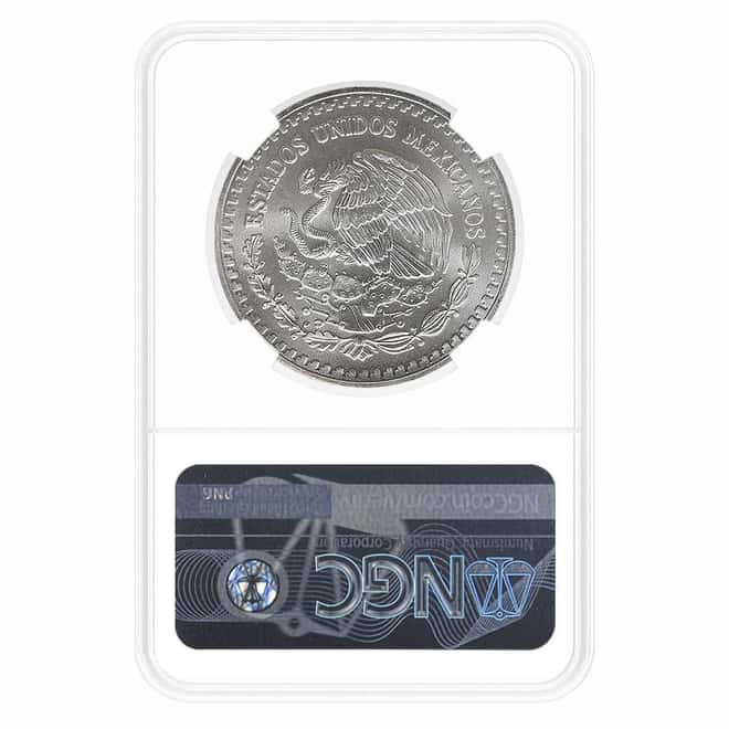 1993 1 oz Mexican Silver Libertad Coin NGC MS 69