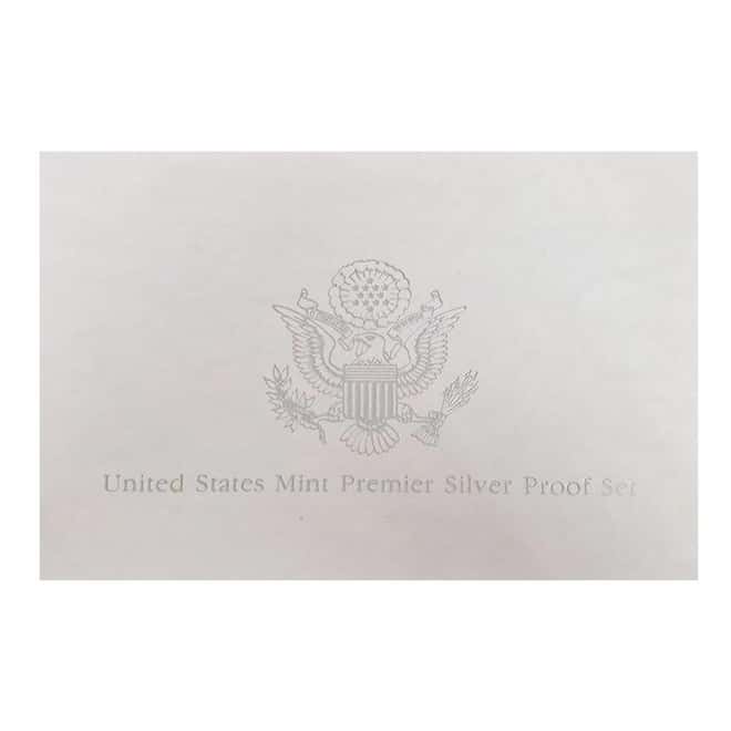 1993-S US Mint Premier Proof Silver Set (w/Box & COA)