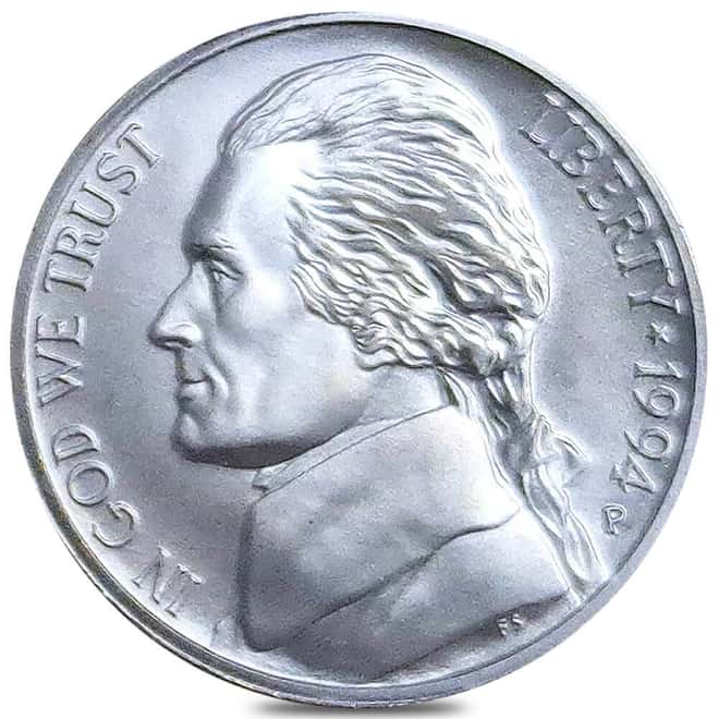 1993 Thomas Jefferson Silver Coinage and Currency Set