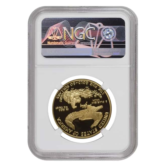1993 W 1 oz $50 Proof Gold American Eagle NGC PF 70 UCAM 