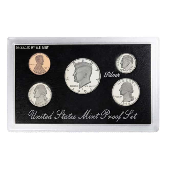 1994-S US Mint Proof Silver Set (w/Box & COA)