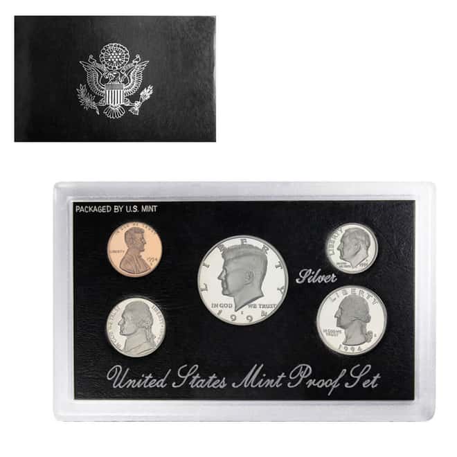 1994-S US Mint Proof Silver Set (w/Box & COA)