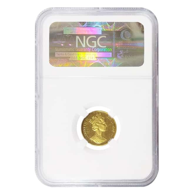1994 Isle of Man 1/10 oz Gold Noble NGC PF 70 UCAM FYOI