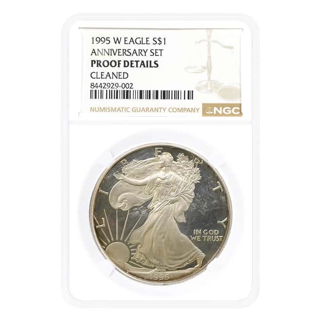 1995-W 1 oz Proof Silver American Eagle NGC Proof Details