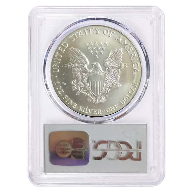 1995 1 oz Silver American Eagle $1 Coin PCGS MS 69