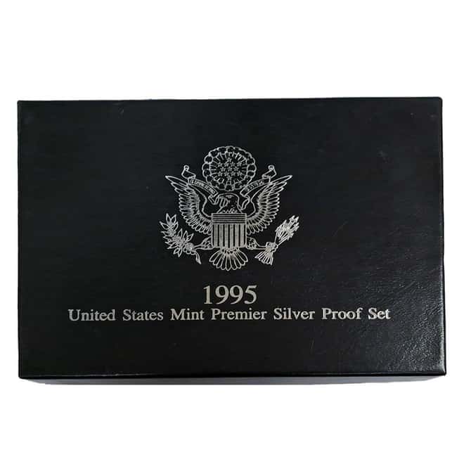 1995-S US Mint Premier Proof Silver Set (w/Box & COA)