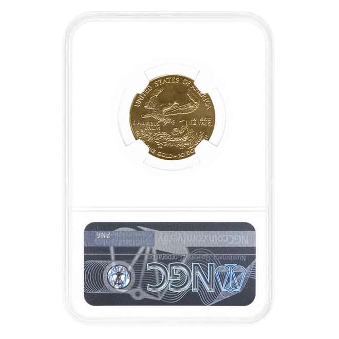 1996 1/4 oz $10 Gold American Eagle NGC MS 68