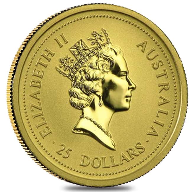 1997 1/4 oz Gold Lunar Year of The Ox BU Australia Perth Mint (Series I)