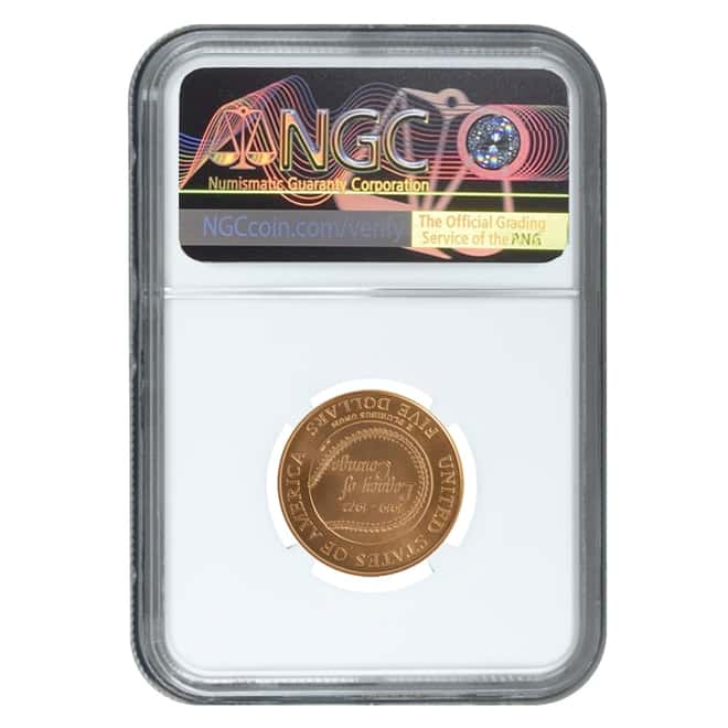 1997 W Gold $5 Commemorative Jackie Robinson NGC MS 70