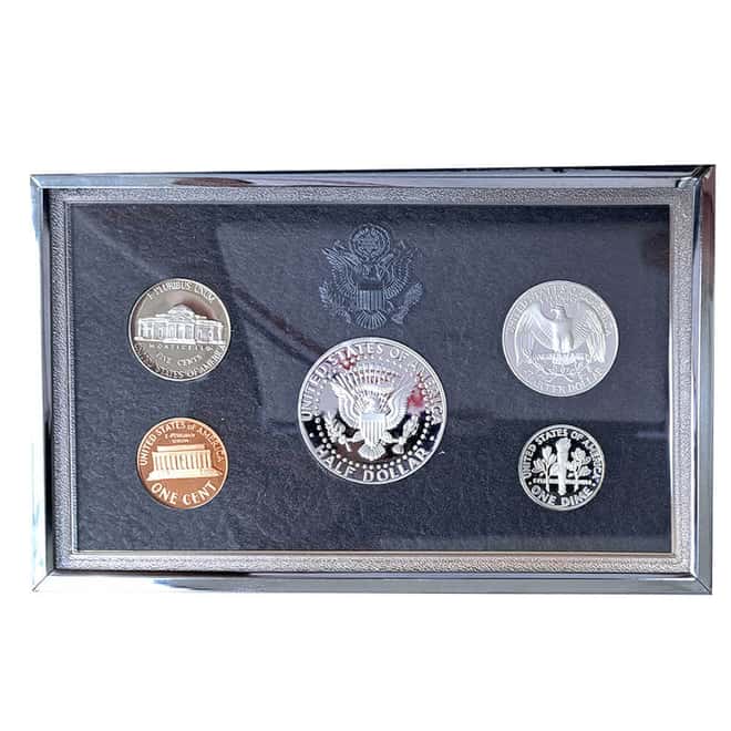 1998-S US Mint Premier Proof Silver Set (w/Box & COA)