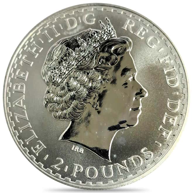 1998 Great Britain 1 oz Silver Britannia Coin .958 Fine BU