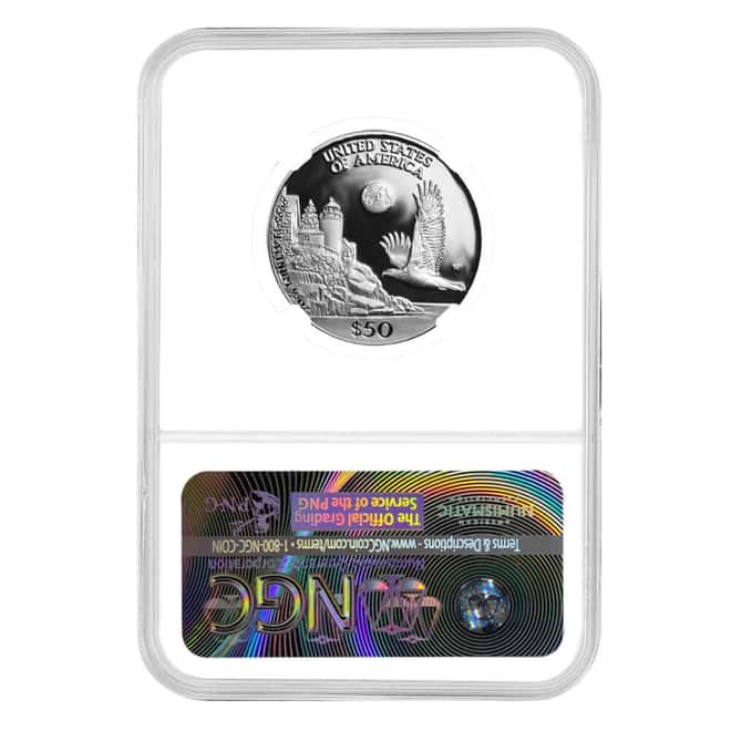 1998 W 1/2 oz $50 Platinum American Eagle Proof Coin NGC PF 69 UCAM