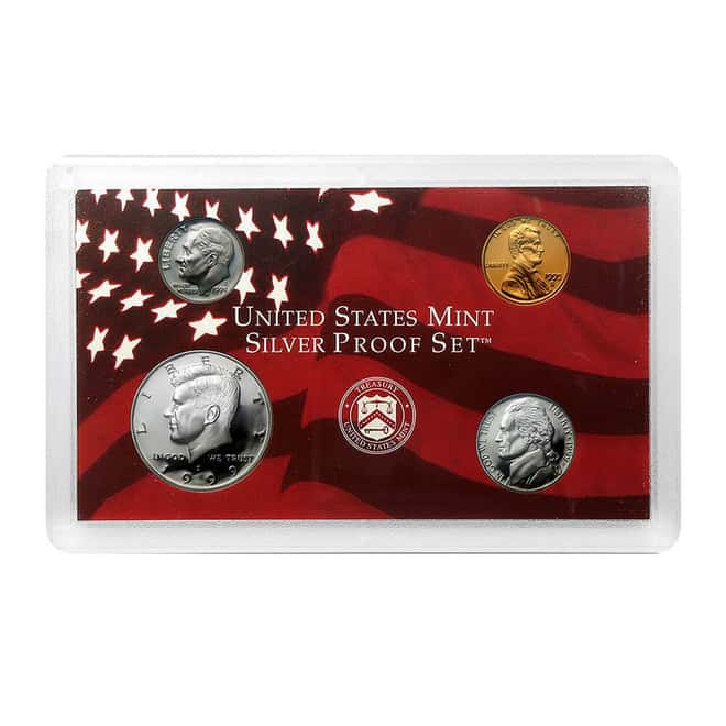 1999-S US Mint Proof Silver Set (w/Box & COA)