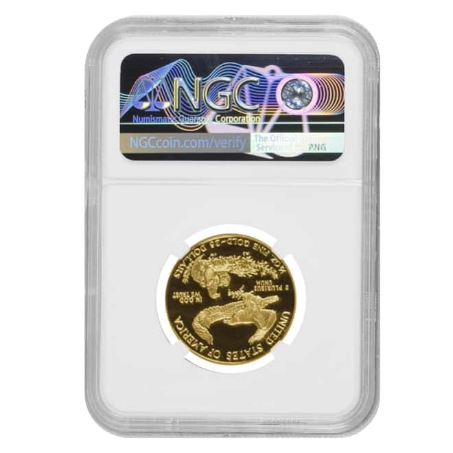 1999 W 1/2 oz $25 Proof Gold American Eagle NGC PF 70 UCAM