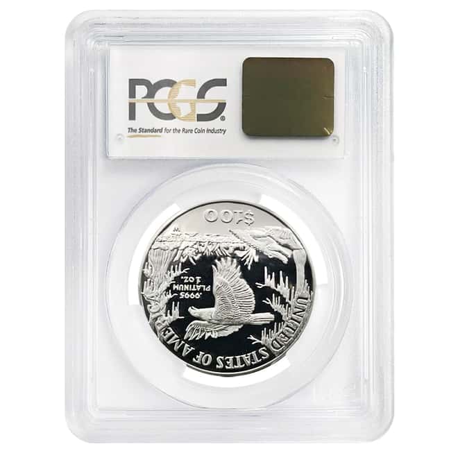 1999 W 1 oz $100 Platinum American Eagle Proof Coin PCGS PF 69 DCAM