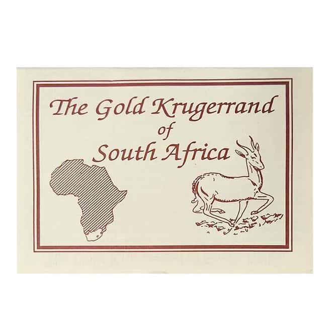 1987 1.85 oz South African Krugerrand Gold 4-Coin Proof Set (w/Box & COA)