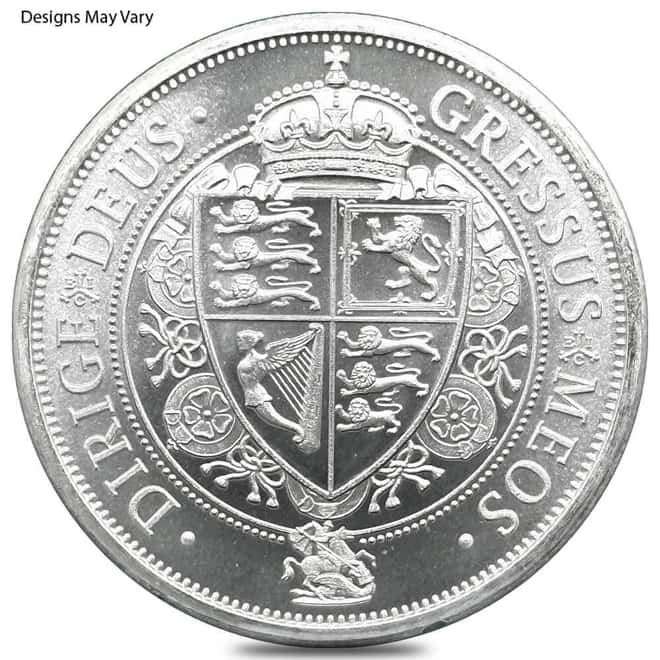 1.25 oz St. Helena Silver Guinea Coin BU (Random Year/Design)