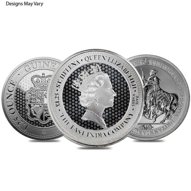 1.25 oz Random Mint Silver Coin .999+ Fine BU/Proof