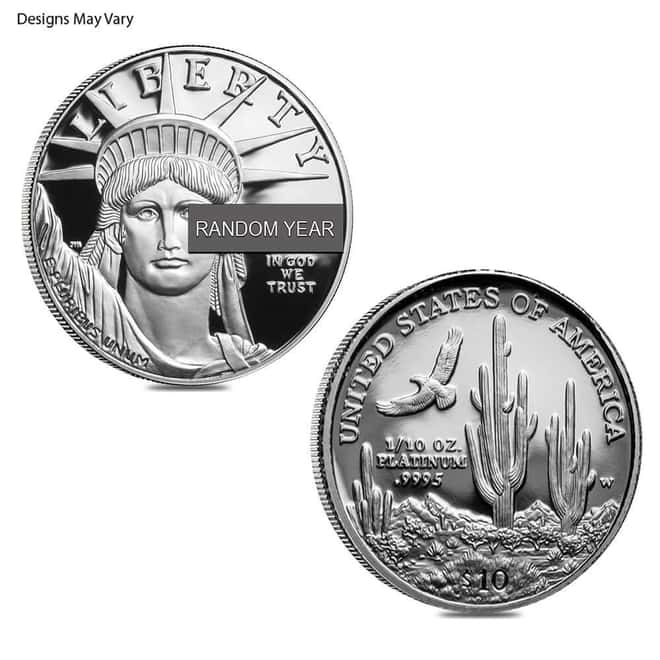 1.85 oz Proof Platinum American Eagle 4-Coin Set (Random Year, w/Box & COA)
