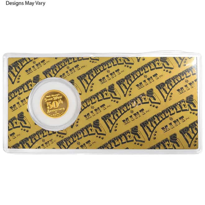 1/10 oz Rarities Mint Disney Gold Round (Random Design)