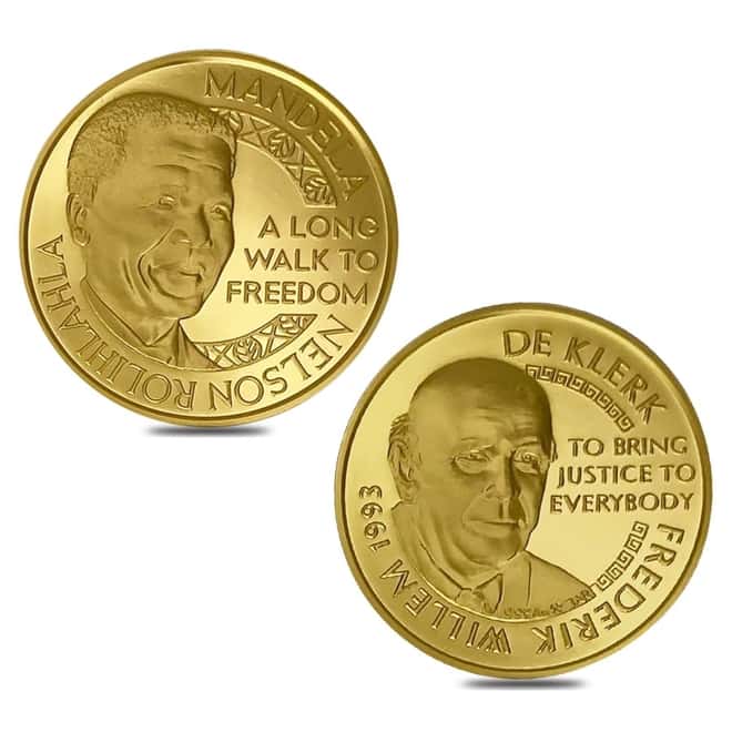 2006 Norway 2 oz Proof Gold Nobel Legends 2-Medal Set (w/Box & COA)