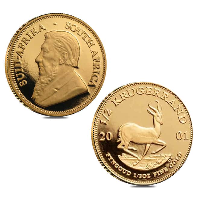 2001 South Africa 2.1 oz Proof Gold Krugerrand 40th Anniversary Set
