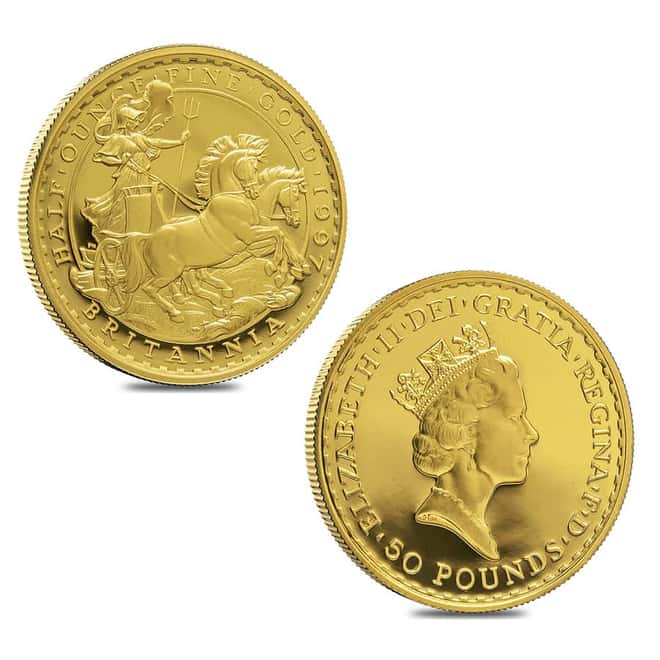 1997 1.85 oz Gold Britannia 4-Coin Proof Set (w/Box & COA)