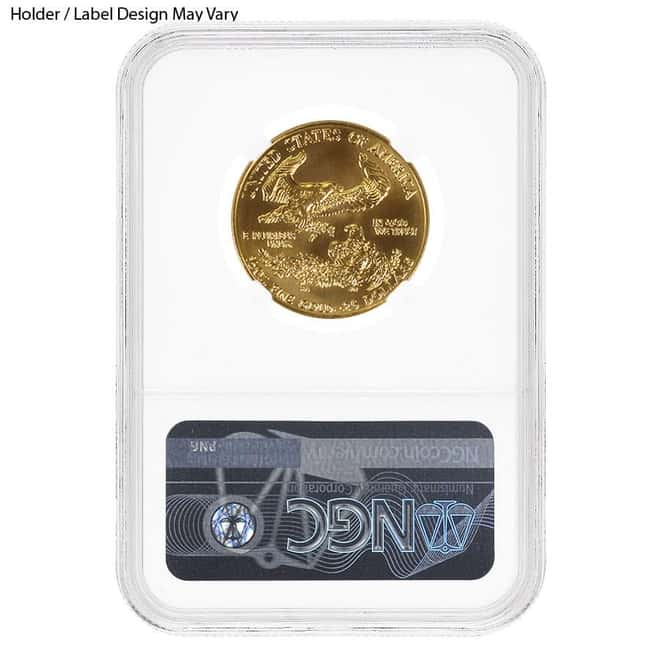 1/2 oz $25 Gold American Eagle NGC MS 70 (Random Year)