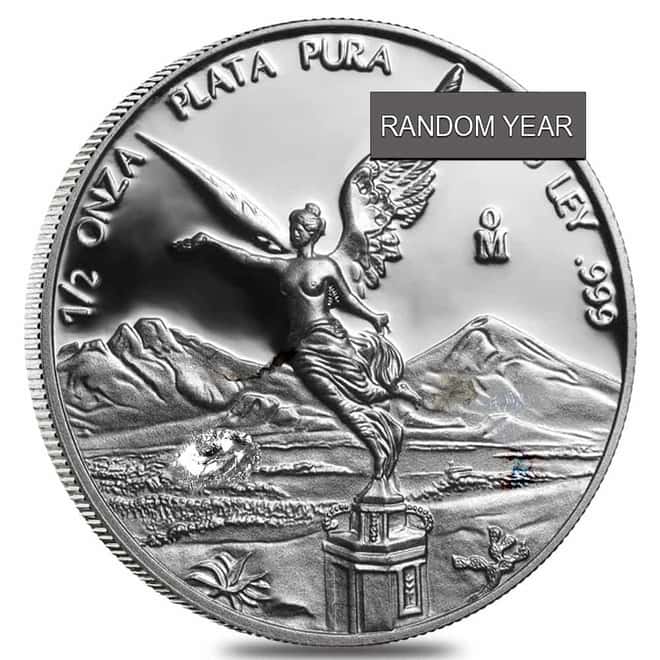1/2 oz Proof Mexican Silver Libertad Coin Scruffy (Random Year)