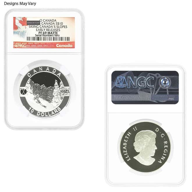 1/2 oz Silver Coin Random Mint NGC/PCGS MS/SP/PF 69 (Random Design/Year)