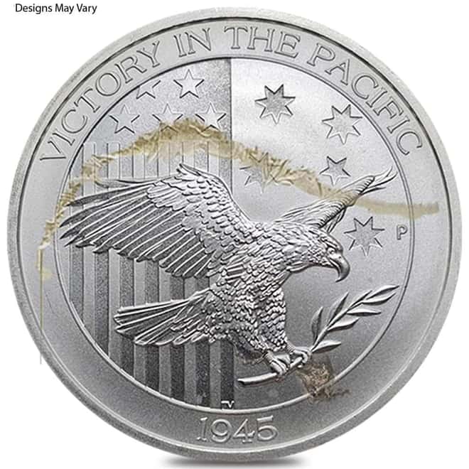 1/2 oz Silver Coin Random Mint (Milky, Scruffy, Toned)