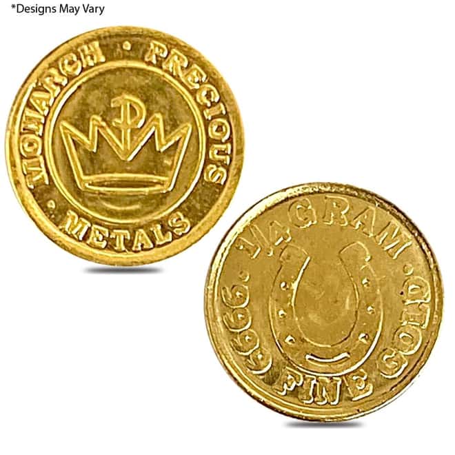 1/4 gram Generic Gold Round .999+ Fine (Secondary Market)