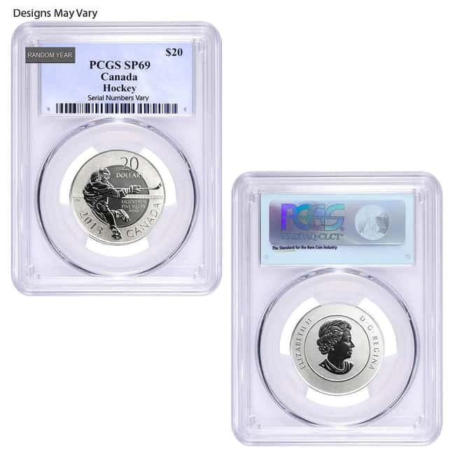 1/4 oz Silver Coin Random Mint NGC/PCGS MS/SP/PF 69 (Random Design/Year)