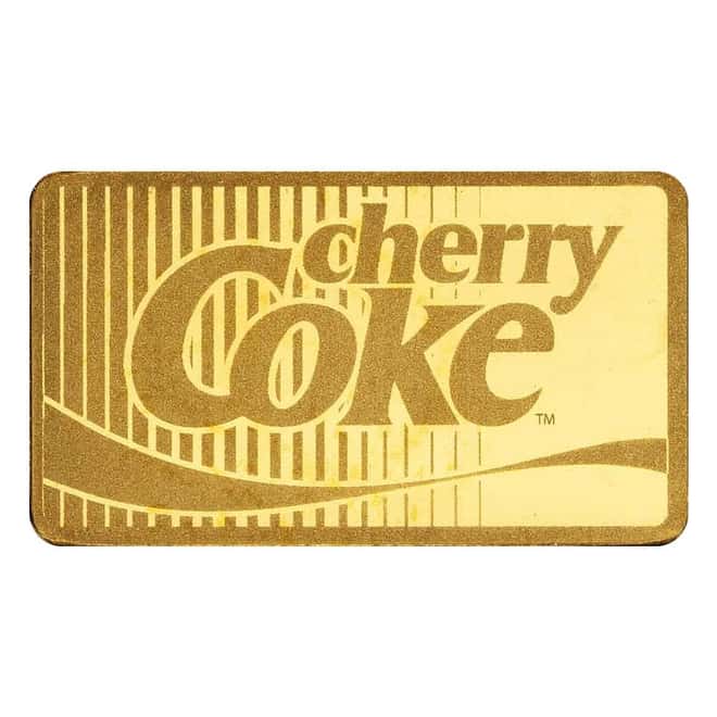 1 Gram PAMP Suisse Coca-Cola® Cherry Coke Gold Bar 40th Ann. (in TEP)
