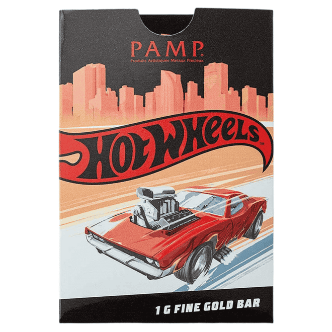 1 Gram PAMP Suisse Hot Wheels™ Race to Win Gold Bar (in Assay)