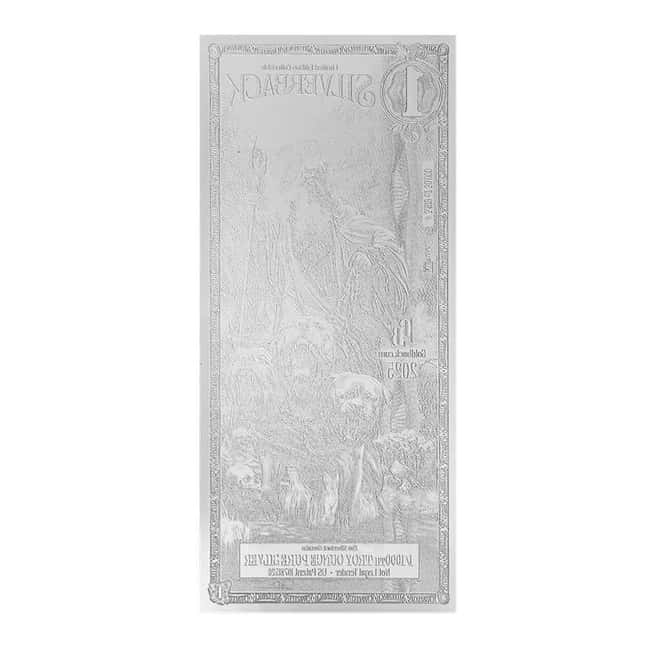 1 Hades Silverback 1/1000 oz Silver Foil Aurum Note