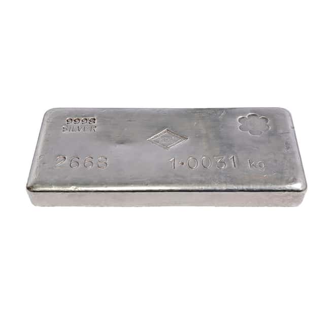 1 Kilo Australia SR Mitchell SRM Vintage Silver Cast Bar .999+ Fine