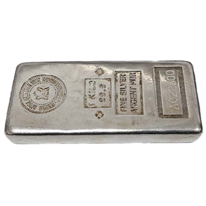 1 Kilo Royal Canadian Mint (RCM) .999 Fine Silver Bar