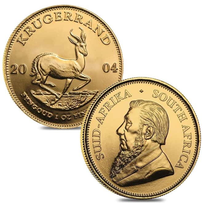 2004 South African Krugerrand Paul Kruger Commem 5-Coin Proof Set (w/Box & COA)