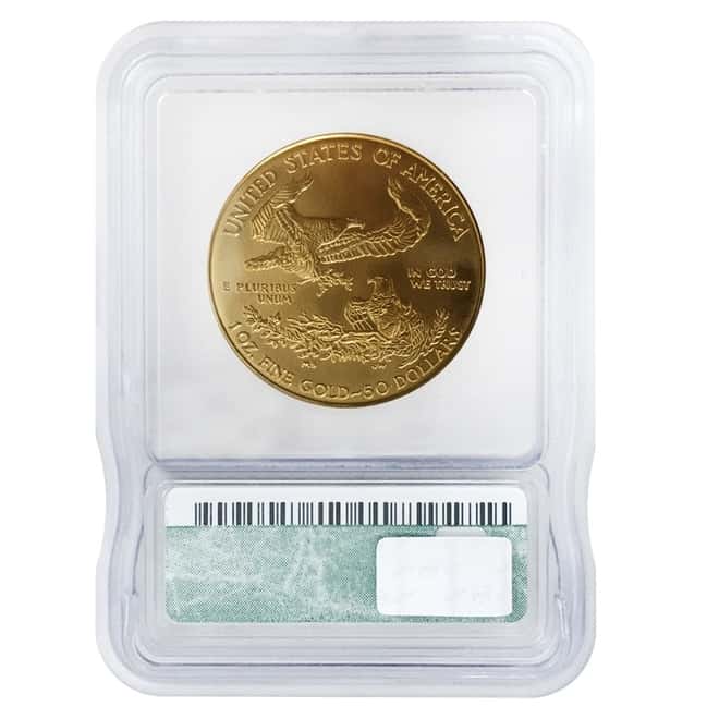 1 oz $50 Gold American Eagle ICG MS 70 (Random Year)