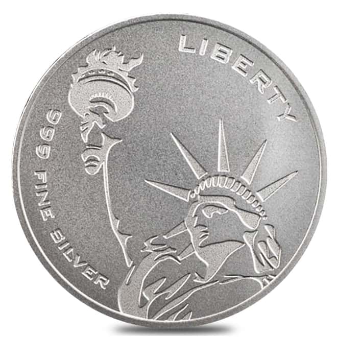 Lot of 20 - 1 oz Asahi Freedom Liberty Silver Round .999 Fine (Tube of 20)