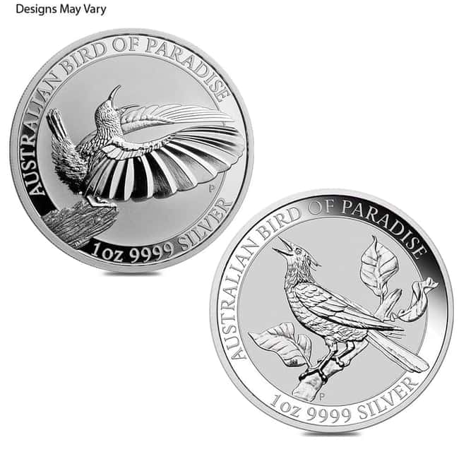 1 oz Australian Bird of Paradise Silver Coin BU (Random Year)