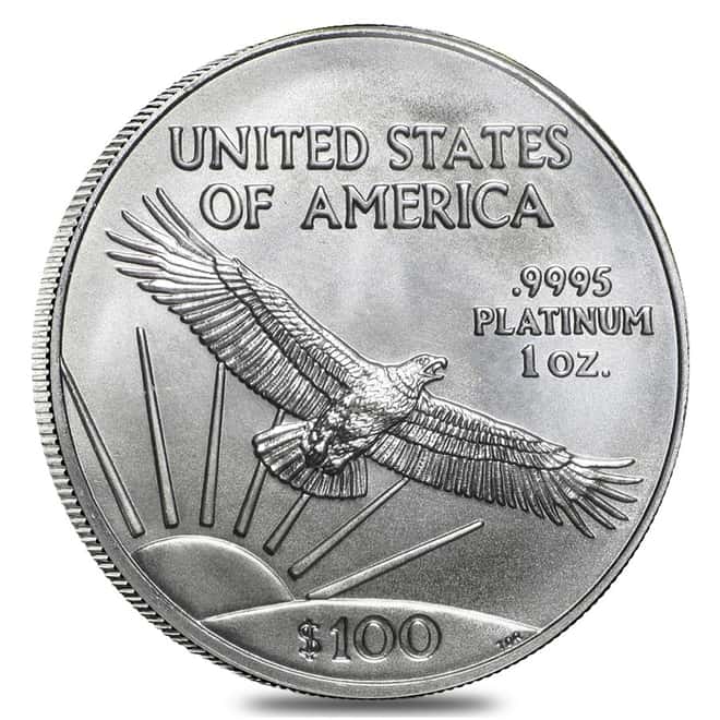 2007 Platinum American Eagle (Statue of Liberty) - 4 coin year set  